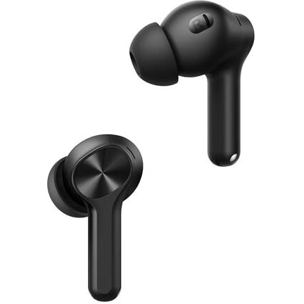Realme Buds T200 Lite Bluetooth In Ear Earbuds,4 Mic, Ai Enc For Calls,48 Hours Total Playback With Fast Charging And Low Latency Gaming Tws,Google Fast Pair, With Mic (Volt Black)