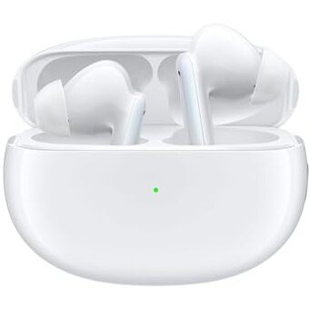 Oppo Enco X Bluetooth Wireless Earphones With Mic, Support (Anc) Industry Leading Active Noise Cancellation, Long Battery Life For Call, Ip54 Dust & Water Resistant,Supports Android And IosWhite, (Model 6670554)