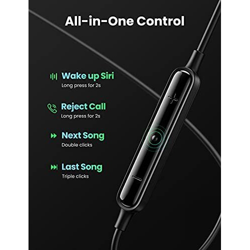 Ugreen Usb C Earphones, Wired Headphones With Volume Control Noise Cancelling, Hifi Stereo Wired Earbuds Compatible With Iphone 16 15 Pro Max Ipad Pro 2022 Galaxy S23/S22 Ultra Google Pixel 7/6