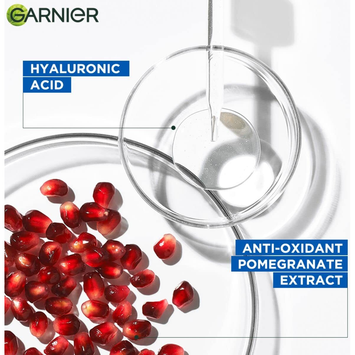 Garnier Skin Naturals, Serum Mask, Hydrating & Soothing, Hydra Bomb Pomegranate Mask, 1 Pc, 28G