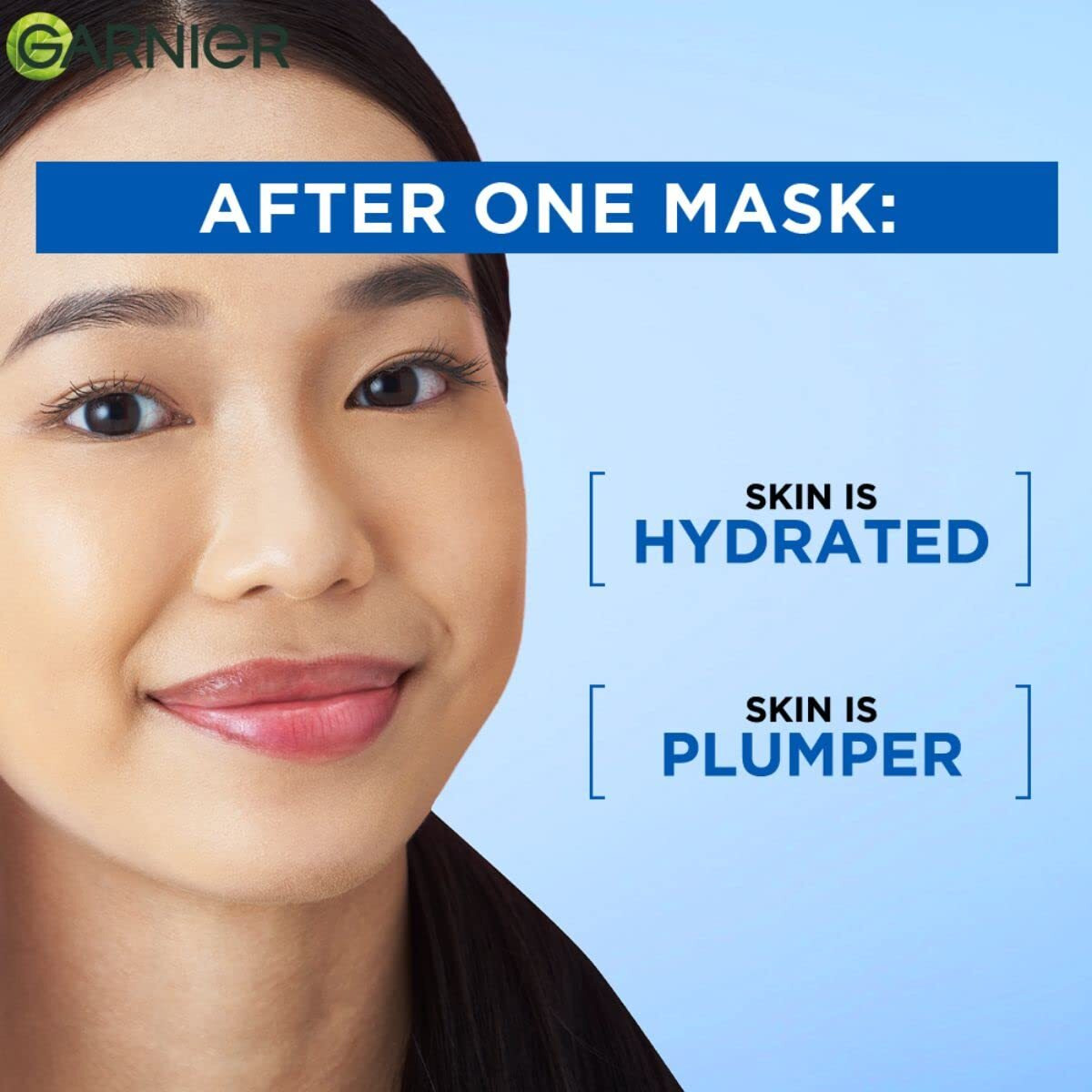 Garnier Skin Naturals, Serum Mask, Hydrating & Soothing, Hydra Bomb Pomegranate Mask, 1 Pc, 28G