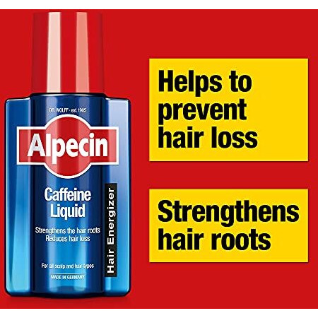 Alpecin Caffeine Liquid Scalp Tonic 200Ml | Hair Tonic For Hair Growth Prevents Hair Fall | Strengthens Hair Roots Reduces Hair Fall | Hair Energizer| Hair Gain Tonic
