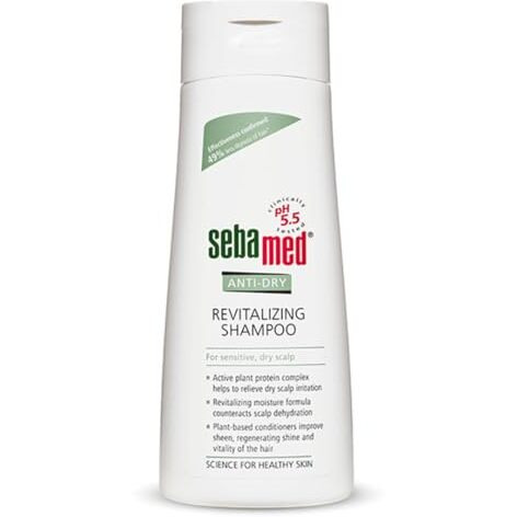 Sebamed Anti-Dry Revitalizing Shampoo | Ph 5.5 I Confirmed 49% Less Dryness In 3 Weeks | Dermatologically & Clinically Tested | 200Ml