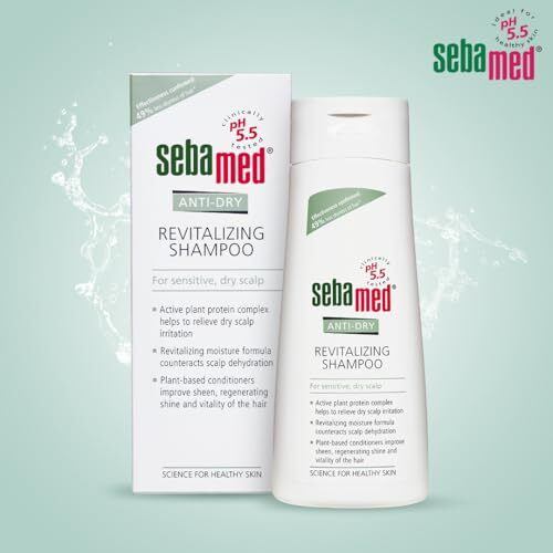 Sebamed Anti-Dry Revitalizing Shampoo | Ph 5.5 I Confirmed 49% Less Dryness In 3 Weeks | Dermatologically & Clinically Tested | 200Ml