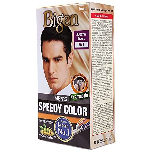 Bigen Men's Speedy Color, Hair Color, 80G - Natural Black 101 (Pack Of 1)