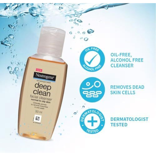 Neutrogena Deep Clean Facial Cleanser, 50Ml