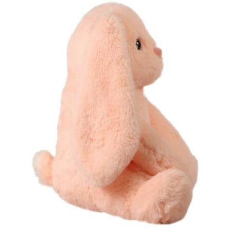 Mirada Cute Peach Bunny Soft Toy For Girls/Kids | Huggable Rabbit With Long Ears | Soft Stuffed Plush Animal | - 35Cm