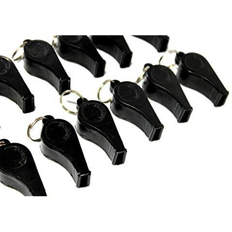 Stonkraft Whistle, Loud Plastic Whistle For Referees Coaches Lifeguards Survival Emergency Football Basketball Soccer Hockey (Set Of 12)