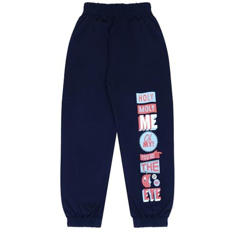T2F Boys Regular Fit Track Pants(Bystrk05_Multi 3_4 Years-5 Years), Mid Rise