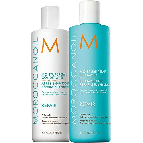 Moroccanoil Moisture Repair Shampoo And Conditioner Combo Pack, 250Ml Each