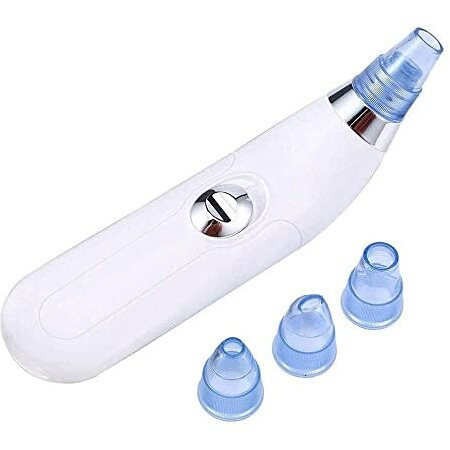Blackhead Remover, Beautiful Skin Care Expert Acne Pore Cleaner Vacuum Blackhead Remover Kit Skin Cleaner, Pimple Removal Tool, 4 In 1 Multi-Function Blackheads (White-1)