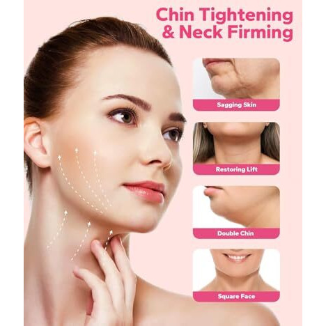 Silicone V Face Mask Face Lift Up Belt Facial Slimming Bandage Mask Cheek,Chin,Belt Face Slim Lift Band Mask Double Chin Reducer For Women And Men Tightening Skin 1 Count