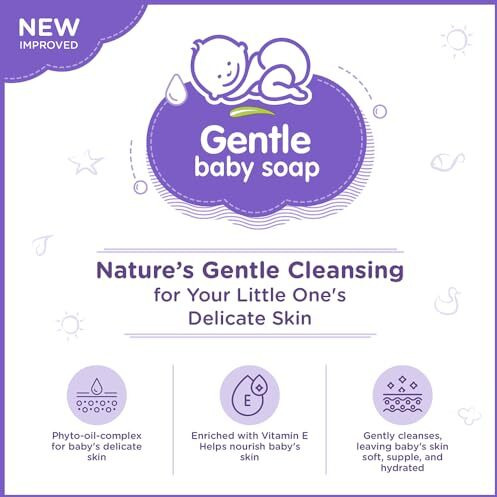Himalaya Gentle Baby Soap Value Pack, 4 * 75G