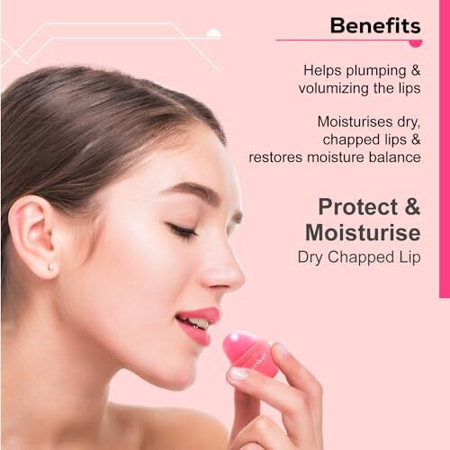 Regaliz Hydronic Lip Balm | Intense Hydration & Nourishment | Soothing & Protective Formula For Soft, Smooth Lips | Pack Of 2,Pink