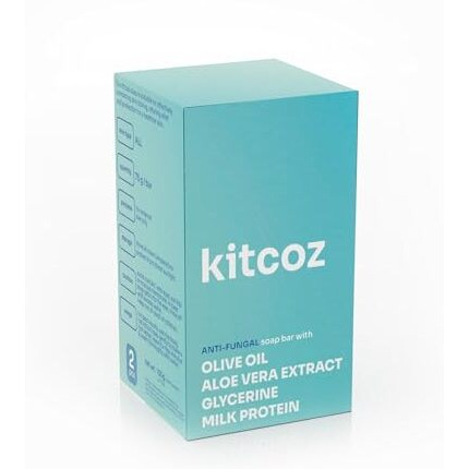 Kitcoz Anti Fungal & Anti Bacterial Soap For Intensive Fungal Infections Of The Skin | Anti Itching Soap - Good For All Types Of Skin | 75 Gm/Soap