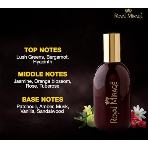 Royal Mirage Original Eau De Cologne | Classic & Timeless Fragrance | Lush Green, Jasmine & Patchouli Notes | Long-Lasting Scent | Perfect For Everyday Sophistication & Special Occasions | 120Ml