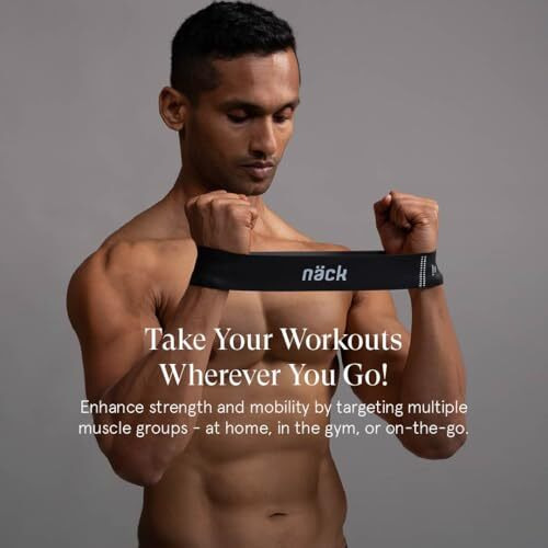 The Bands By Nck | Mini Resistance Bands | Set Of 5 | Designed In Sweden | Mobility, Strength And Resistance Training | Workout Anywhere | 100% Natural Rubber | Versatile And Effective