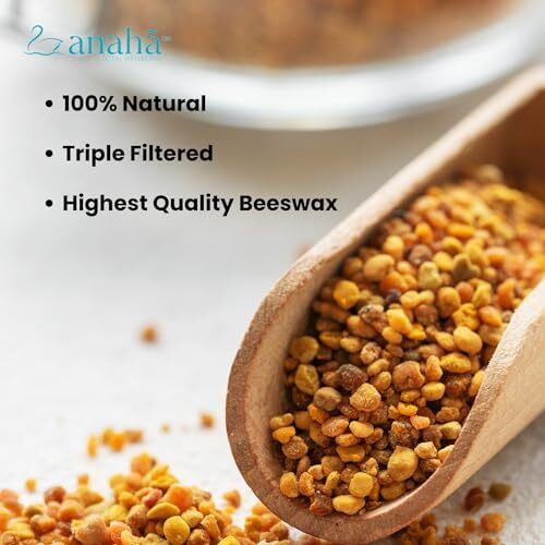 Anaha Yellow Beeswax Pellets (100 G) | Triple Filtered, 100% Pure & Cosmetic-Grade | Beeswax For Lip Balm, Lotions, Candles, Soaps, And Body Care Products