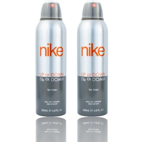Nike Up Or Down Deodorant For Men, 200Ml (Pack Of 2)