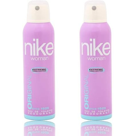 Nike Original Deodorant For Women, Long-Lasting Freshness, 200Ml (Pack Of 2)  All-Day Protection, Gentle On Skin, Ideal For Daily Use And Active Lifestyles