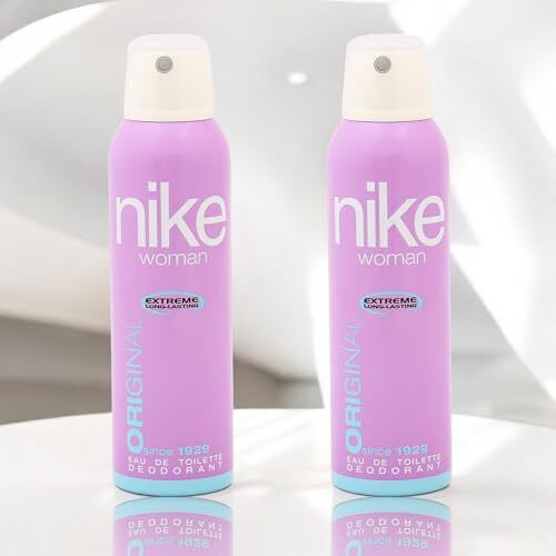 Nike Original Deodorant For Women, Long-Lasting Freshness, 200Ml (Pack Of 2)  All-Day Protection, Gentle On Skin, Ideal For Daily Use And Active Lifestyles