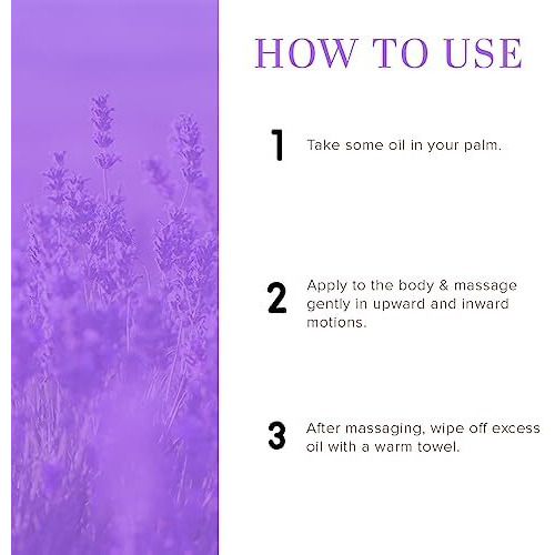 Khadi Natural Herbals Lavender & Ylang Ylang Massage Oil|Paraben & Mineral Oil Free| Quickly Absorbing Hair Oil|Stress-Relieving Properties|Suitable For All Types Of Hair| 210Ml