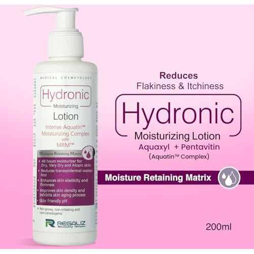 Regaliz Hydronic Moisturizing Lotion 200Ml | Hydration For Soft, Smooth Skin