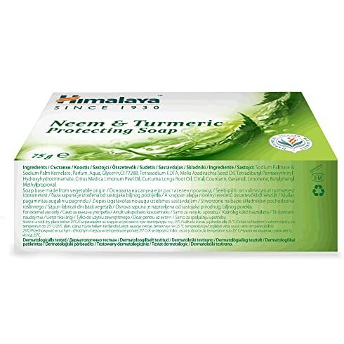 Himalaya Herbals Protecting Neem And Turmeric Soap, 75Gm