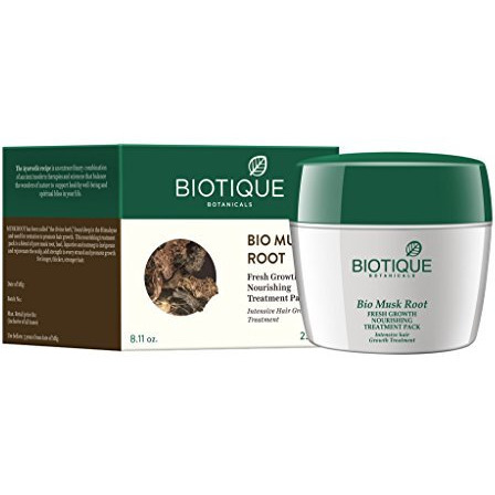 Biotique Bio Musk Root Fresh Growth Nourishing Treatment| Promotes Hair Growth | Prevents Hair Loss| 100% Botanical Extracts| Suitable For All Skin Types | 230G