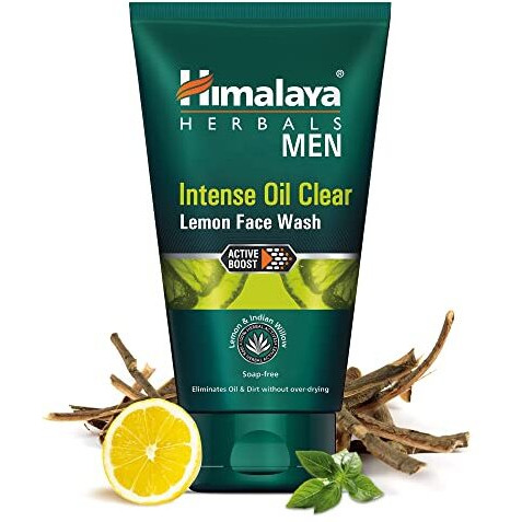 Himalaya Men Intense Oil Clear Lemon Face Wash, 100Ml