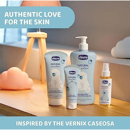 Chicco Natural Sensation Baby Face Cream With Shea Butter & Vitamin E, 50Ml|Long Lasting Formula For Baby's Moisturized Skin | No Harmful Ingredients |Dermatologist & Pediatrician Approved