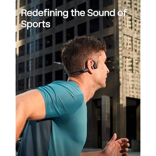 Shokz Openrun Pro 2 Mini Bone Conduction Sport Headphones, Open-Ear Wireless Earphones With Bluetooth 5.3, Noise Cancelling Mics, Ip55 Waterproof, 12H Playtime For Running, Usb-C Qiuck Charge (Black)