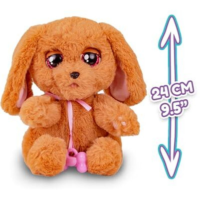 Baby Paws Cocker Spaniel Puppy Toy With Swaddle Bag| Scan Qr Code For More Interactive Roleplay, Pretend Play Toy|That Make 5 Adorable Sounds Kids Toys For Ages 4+|Birthday Gift For Pet Lovers -22 Cm
