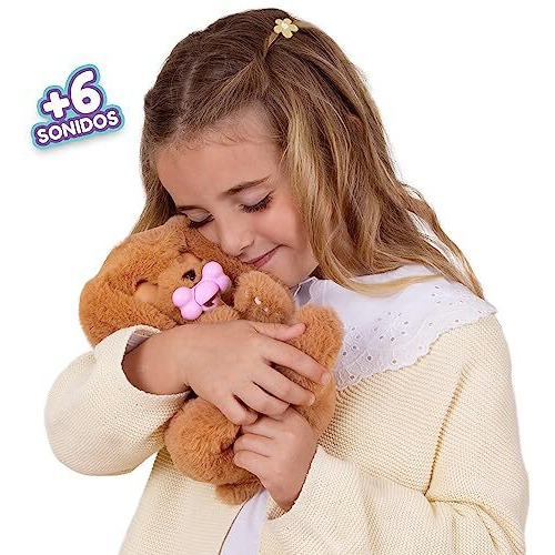 Baby Paws Cocker Spaniel Puppy Toy With Swaddle Bag| Scan Qr Code For More Interactive Roleplay, Pretend Play Toy|That Make 5 Adorable Sounds Kids Toys For Ages 4+|Birthday Gift For Pet Lovers -22 Cm