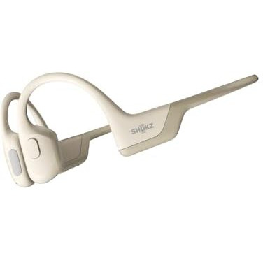 Shokz Openrun Pro Bone Conduction Sports Open Ear Headphones,Open-Ear Sports Earphones With Mic,Bluetooth Wireless Bone Conduction Headset,Ip55 Waterproof,Ideal Sports Headphones Gift(Turnover Beige)