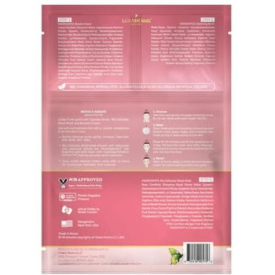 Luxaderme 3 Step Korean Facial Kit With Sheet Mask | Revive & Radiate | For Smooth & Glass Glow Skin | (Pack Of 1)