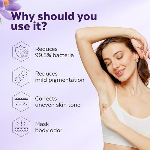Truewise Underarm Roll On 50Ml | 4% Aha Bha,2% Lactic Acid, 1% Mandelic Acid, 1% Salicylic Acid | Controls Odour & Reduces Pigmentation | 0% Aluminium & 0% Alcohol | Long Lasting Flora Fragrance