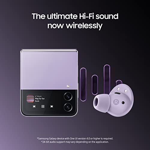 Samsung Galaxy Buds2 Pro, With Innovative Ai Features, Bluetooth Truly Wireless In Ear Earbuds With Noise Cancellation (Bora Purple)