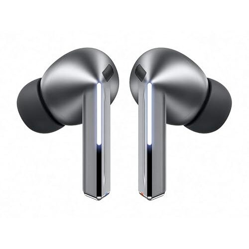 Samsung Galaxy In Ear Wireless Earbuds 3 Pro (Silver) With Galaxy Ai | Adaptive Anc | Real-Time Interpreter | 24-Bit Hi-Fi Audio | Up To 37H Battery | Ip57