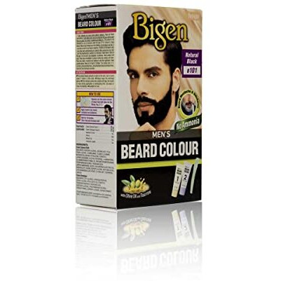 Bigen Mens Beard Colour Natural Black B101