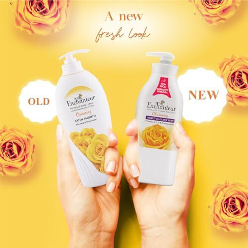 Enchanteur Charming Perfumed Body Lotion With Aloe Vera & Olive Butter For Satin Smooth Skin| Non-Greasy Formula| Water-Based Lotion| Floral French Fragrance| 500Ml