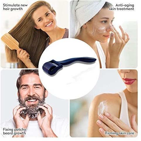 T Topline Derma Roller For Face Acne Scars, Skin Ageing & Hair Regrowth(0.5Mm,0.75Mm,1.0Mm,1.5Mm) (0.75 Mm)