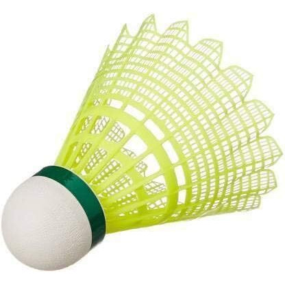 Easymart 350 Green Cap Nylon Shuttlecock (Yellow)