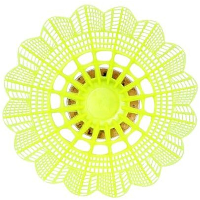 Easymart 350 Green Cap Nylon Shuttlecock (Yellow)
