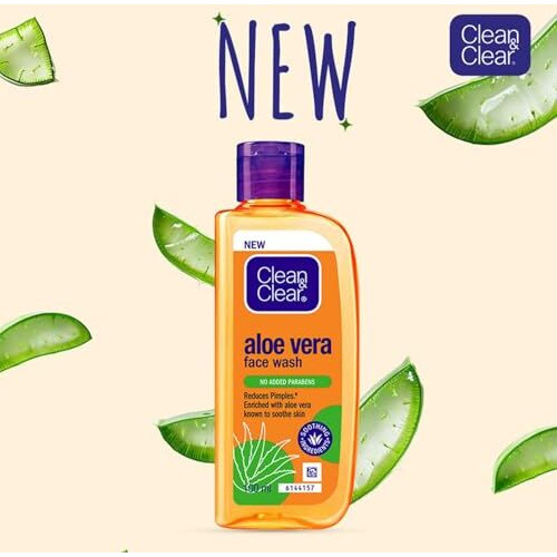 Clean & Clear Aloe Vera Face Wash 100Ml