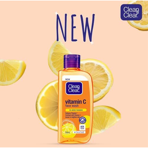 Clean & Clear Vitamin C Face Wash 50Ml