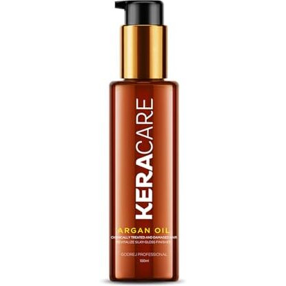Godrej Professional Nourish Shine Argan Oil Hair Serum (120Ml) | For Glossy Nourished Hair | No Sulphate & Paraben | Uv-Protect Formula