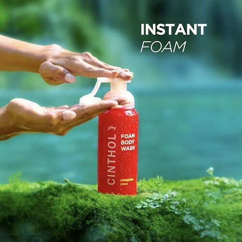 Cinthol Original Foam Body Wash - Combi Pack (600Ml) | 1 Bottle & 2 Refill | Unique Foam Formula For Moisturized & Irresistibly Soft Skin | Suitable For All Skin Types