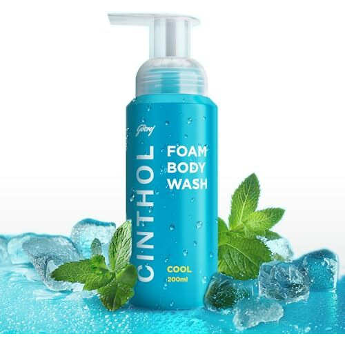 Cinthol Cool Foam Body Wash (200Ml) | Unique Foam Formula For Moisturized & Irresistibly Soft Skin | Suitable For All Skin Types
