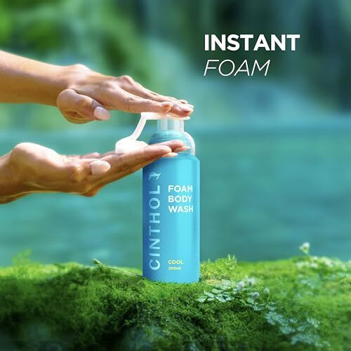 Cinthol Cool Foam Body Wash (200Ml) | Unique Foam Formula For Moisturized & Irresistibly Soft Skin | Suitable For All Skin Types